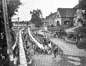 The 1898 National Photography Convention Banquet in Celoron, New York