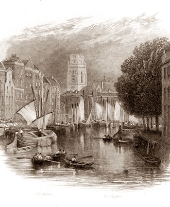 I am at Rotterdam, engraving by William Miller after Birbet Foster