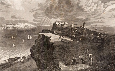 Lisbon, Portugal, the Pink John and
William's next port of call.