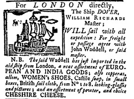 Jan 7, 1754, New York Mercury