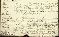 Enlarge Marriage record of Rosannah and Jane Bushong July 30 1830 in Ross County, Ohio