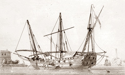 A classic Pink loads cargo.